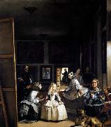 Las Meninas or The Family of Philip IV VELAZQUEZ, Diego Rodriguez de Silva y